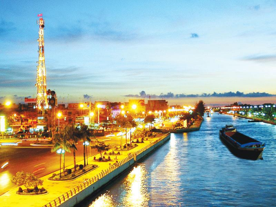 Rent a car to travel Hau Giang
