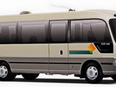 Rent a 29-seat tour car Isuzu Samco Dien Bien